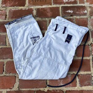 Fuji Suparaito Jiu Jitsu Kimono Pants White Adjustable 30L